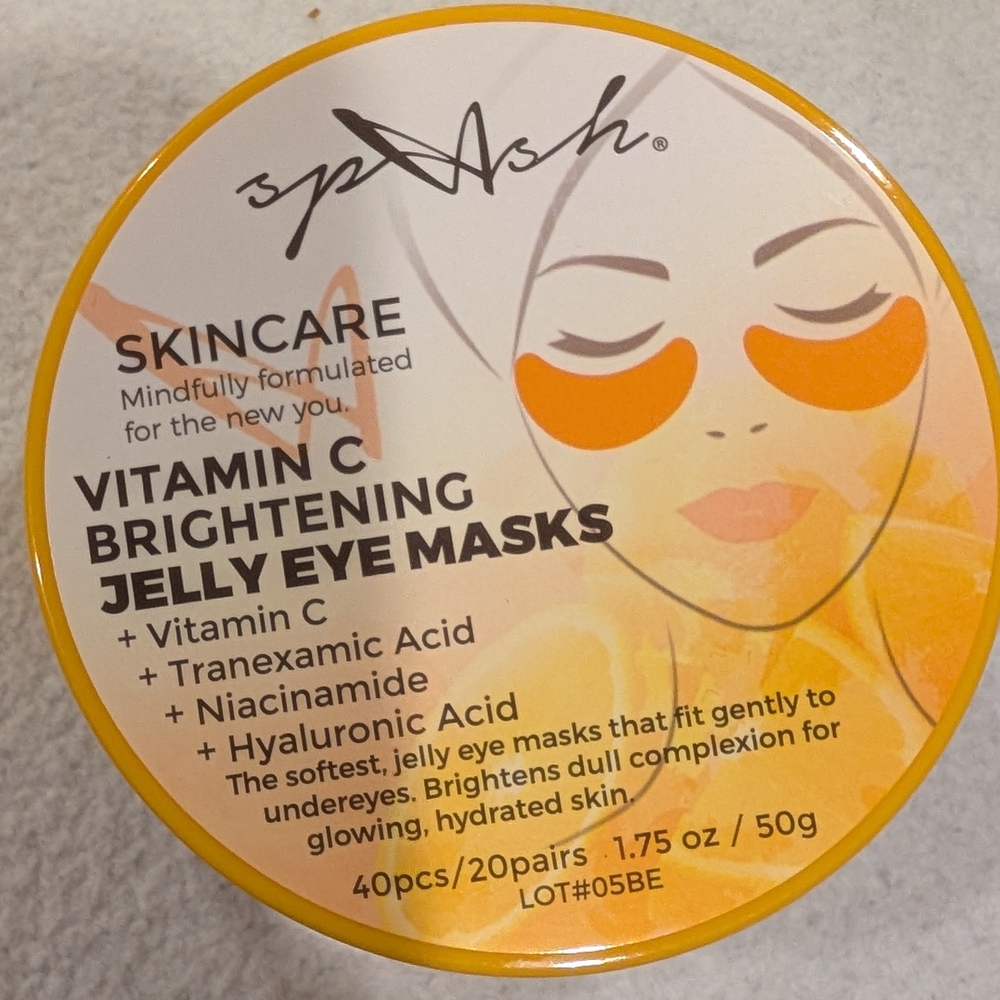 Splash Vitamin C & Caffeine Jelly Eye Masks Set
